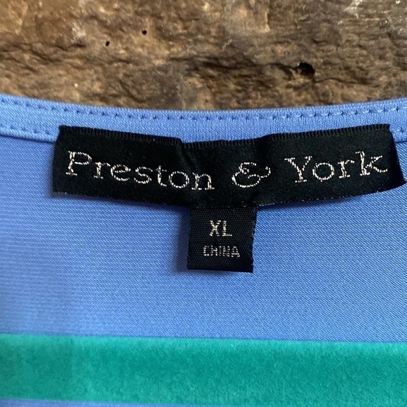 Preston & York light blue high-low blouse. Size XL - Picture 3 of 6